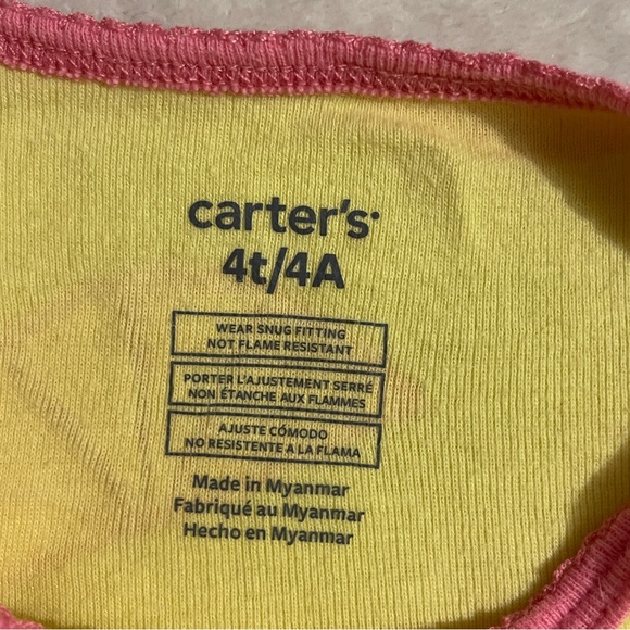 Carter’s 4-Piece Snug Fit T-shirt and Shorts Pajama Set - Picture 5 of 5